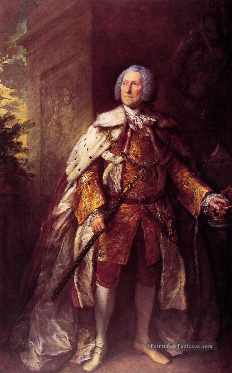 John Quatrième duc d’Argyll portrait Thomas Gainsborough Peintures à l'huile